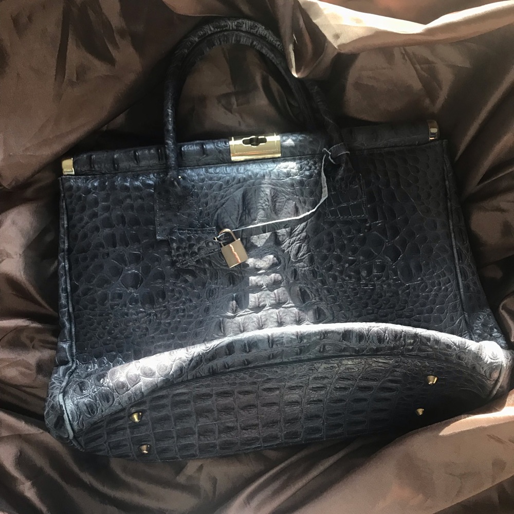 Borse In Mille Leather Bag - Picture 2 of 5